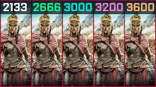 2133Mhz vs 2666Mhz vs 3000Mhz vs 3200Mhz vs 3600Mhz Gaming  AMD Ryzen [upl. by Asante]