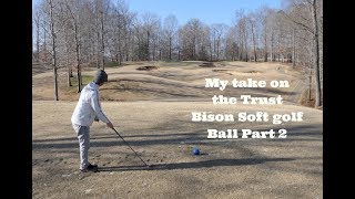 My Take on the Trust Bison Soft Golf Ball Part 2 [upl. by Ribal]