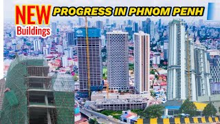 New Building Progress in Phnom Penh Reaches Record Heights in 2024 [upl. by Namhcan]