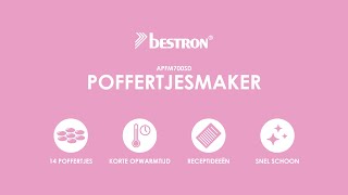 Bestron APFM700SD Poffertjesmaker  NL [upl. by Pantia]