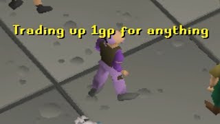 1GP Trade Up how far can it go  OSRS Challenge [upl. by Ahsirak]