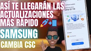 El mejor truco para recibir actualizaciones más rápido en tu samsung one ui 7061160🏆✨ [upl. by Heisser]