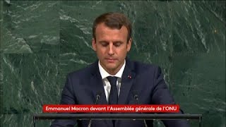 Birmanie  Emmanuel Macron dénonce devant lONU le quotnettoyage ethniquequot contre les Rohingyas [upl. by Ativet]