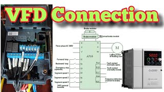 LampT Vfd Connection कंट्रोल कनेक्शन कैसे करते है vfd मे VFD Nx2000 LampT Schneidervfd Deltavfd [upl. by Asennav]