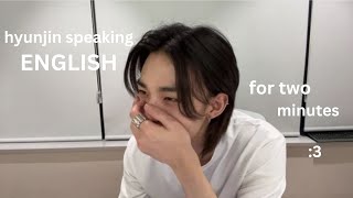 hyunjin speaking english compilation that heals my depression [upl. by Asilram324]