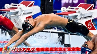 Thomas Ceccon makes history for Italy USAs Ryan Murphy takes bronze in 100m back  Paris Olympics [upl. by Imaj]