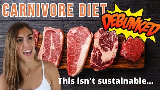 The Carnivore Diet DEBUNKED IN 2 MINUTES [upl. by Hannaoj]