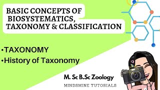 2 Taxonomy amp History of Taxonomy MSc BSc Zoology botany notes CSIR NET Life sci Biosystematics [upl. by Rosenblum]