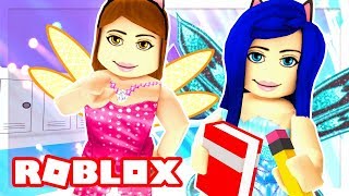 FIRST DAY AT FAIRY HIGH SCHOOL GETTING OUR NEW DORMS WITH TOUR Roblox Roleplay [upl. by Hesler]