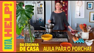 Ovos mexidos  aula de culinária para Fábio Porchat  Rita Lobo ao vivo  Da cozinha de casa [upl. by Madid]