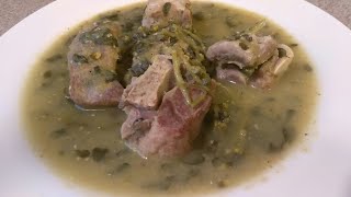 CARNE DE PUERCO EN SALSA VERDE CON VERDOLAGAS [upl. by Ursulette570]