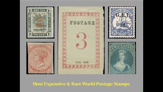 Most Expensive amp Rare World Postage Stamps [upl. by Dempstor861]