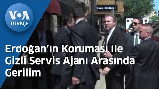 Erdoğan’ın Koruması ile Gizli Servis Ajanı Arasında Gerilim [upl. by Arej]