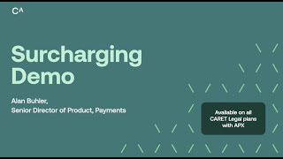 Surcharging Demo [upl. by Essile]