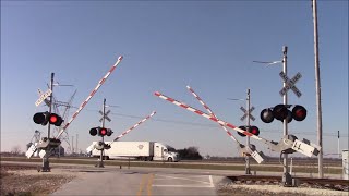 Railroad Crossings of the UP Joliet Sub Volume 8 [upl. by Ardnalahs]