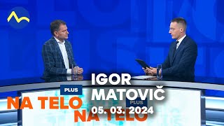 Igor Matovič  kandidát na prezidenta SR  Na telo PLUS [upl. by Diena]