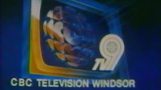 This Concludes Our Broadcasting Day TV Sign Off  CBC CBETTV Channel 9 Windsor Ontario Canada [upl. by Takara111]