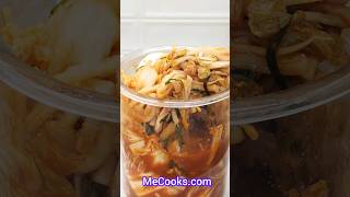 Simple kimchi with napa cabbage radish and spices kimchi tasty simplefood [upl. by Farley]