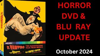 Horror DVD amp Blu Ray Update  Oct 2024 [upl. by Suravart132]