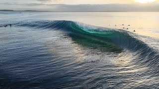 PERFECT Slabs At Shark Island  Shaun Peterson Drone  bodyboarding surfing [upl. by Ciccia558]