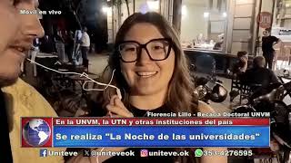 En vivo desde el rectorado por la Noche de las Universidades [upl. by Neilla923]