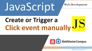 JS create or trigger onclick event manually [upl. by Adyan]