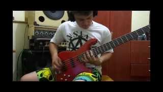 Dead Fish  Afasia Bass Cover [upl. by Kcirde]