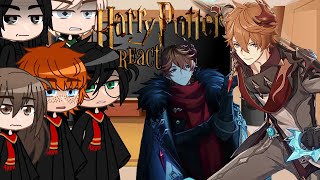 Harry Potter 6th grade react to yn new teacher as Childe [upl. by Nonnek67]