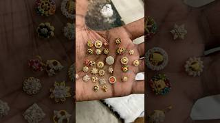 💎😲 latest design nose pin 18Karta GOLD shortvideo shortsfeed shortsviral [upl. by Llevel]