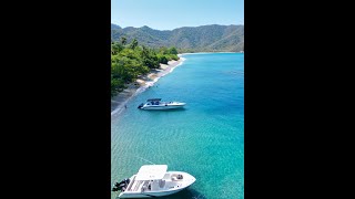 Playa Cristal y Cinto Las dos playas mas lindas del Parque Tayrona Santa Marta Colombia [upl. by Ocana8]