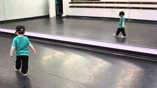 2 Year Old Hitting Hip Hop Choreography [upl. by Jacobah]