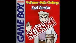 Pokemon red professor oak challenge [upl. by Mackintosh]