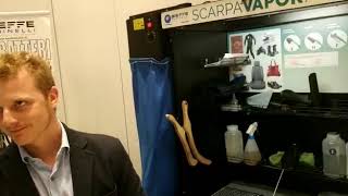 Scarpavapor No Limits shoe cleaning demonstration [upl. by Lorry221]