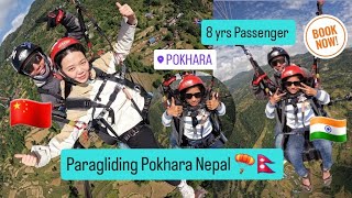 Paragliding Pokhara Nepal Sarangkot 🇳🇵Happy Passengers [upl. by Heather453]