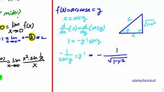 Ters Trigonometrik Fonksiyonlarda Türev19 [upl. by Ynahteb]