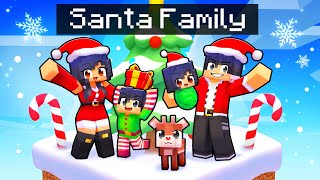 Having a SANTA FAMILY in Minecraft [upl. by Ettenuj]