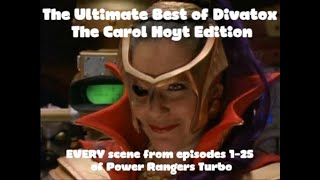 The Ultimate Best of Divatox The Carol Hoyt Edition EVERY Scene from ep 125 of Power Rangers Turbo [upl. by Olraced]