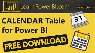 Power BI The Ultimate Calendar Table Free Download [upl. by Nol]