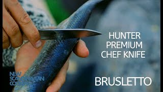 New Scandinavian Cooking  Brusletto Hunter Premium Chef Knife [upl. by Wilmar94]