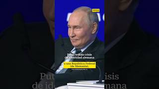 Putin afirmó que Alemania perdió su soberanía completamenteputin rusia moscú alemania alemán [upl. by Ahsela]