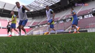 FK Austria Wien Backstage beim Abschlusstraining vor dem CupFinale [upl. by Idnal]