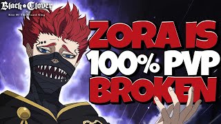 ZORA IS BROKEN amp TAKING DOWN BLACK ASTA amp MERELEONA IN PVP REFLECT TRAP IS OP  Black Clover Mobile [upl. by Vastah898]