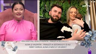 Alina și Valentin prima apariție televizată alături de fiul lor [upl. by Safire]