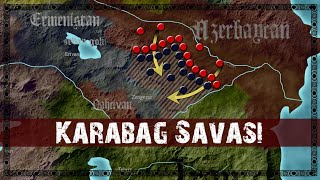 Karabağ Savaşı 2020 Haritalı Anlatım  Azerbaycan Ermenistan Savaşı [upl. by Enitsenre]