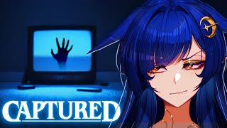 This horror game is HARD  Vienna plays Captured [upl. by Urion]