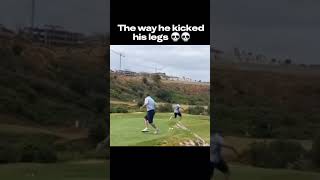 Snake on the golf course prank 😂😭 shorts prank [upl. by Nylorahs]