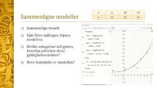 S2  Modeller  Konstant og eksponentiell vekst [upl. by Jonina]