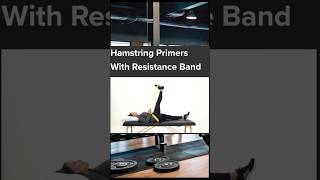 Hamstring Primers With Resistance Band rehub [upl. by Anivel]