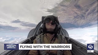 KSLs meteorologist takes a flight with the Warriors Over The Wasatch [upl. by Cyrie522]