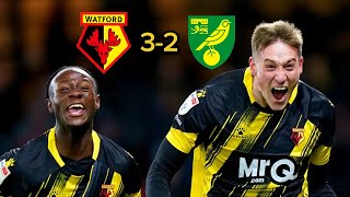 Are We Getting There  Watford 32 Norwich City Match Review [upl. by Ellehcem]